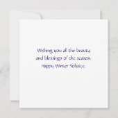 Winter Solstice Candles in the Snow (Achterkant)