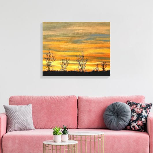 Winter Solstice Canvas Afdruk (Insitu (Woonkamer))