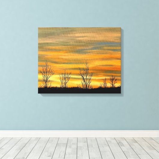 Winter Solstice Canvas Afdruk (Insitu (Houten vloer))