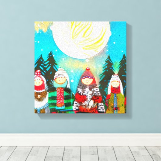 Winter Solstice Canvas Afdruk (Insitu (Houten vloer))