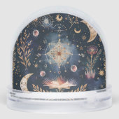 Winter Solstice Celestial Sneeuwbol (Achterkant)