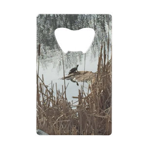 Winter Solstice Creditkaart Flessenopener