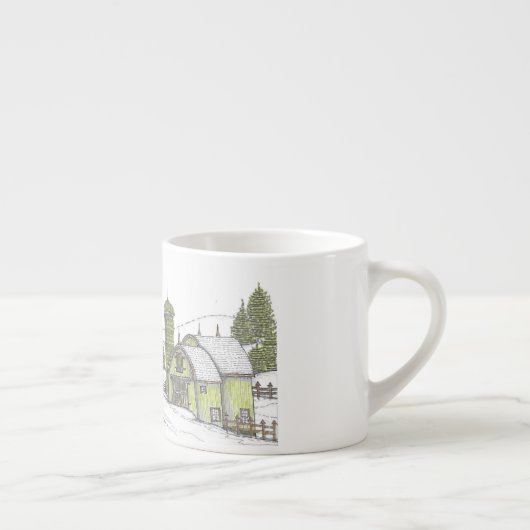 Winter Solstice Espresso Mug Kop (Rechts)