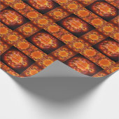 Winter Solstice Faery Lights Wreate Cadeaupapier (Hoek)