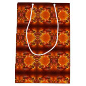 Winter Solstice Faery Lights Wreate Medium Cadeauzakje (Achterkant)