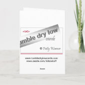 Winter Solstice Feestdagen Kaart (Achterkant)