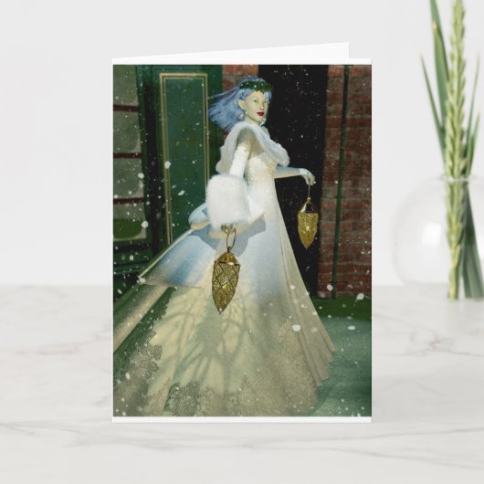 Winter Solstice Feestdagen Kaart (Voorkant)