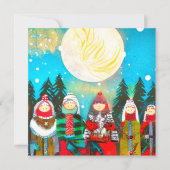 Winter Solstice Feestdagenkaart (Voorkant)