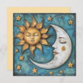 Winter Solstice Feestdagenkaart (Voorkant / Achterkant)