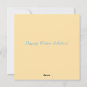 Winter Solstice Feestdagenkaart (Achterkant)