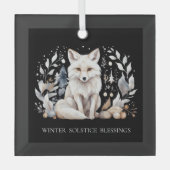 Winter Solstice Fox Ornament (Voorkant)