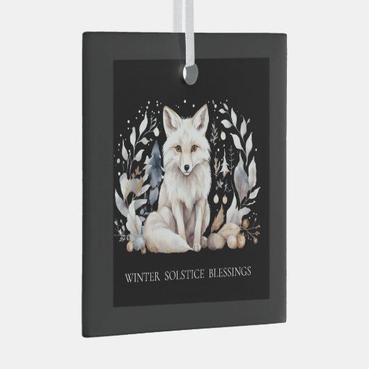 Winter Solstice Fox Ornament (Voorkant Rechts)