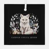 Winter Solstice Fox Ornament (Achterkant)
