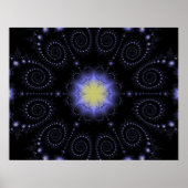 Winter Solstice Fractal Poster (Voorkant)
