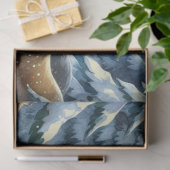 Winter Solstice Godin Forest-Deer tissue papier (Geschenk)