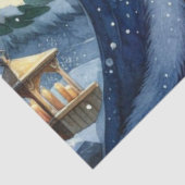 Winter Solstice Godin Forest-Deer tissue papier (Detail)