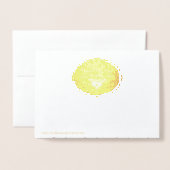 Winter Solstice Golden Oak Trees Folie Kaarten (Met envelop)