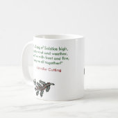 Winter Solstice Green Man Mok (Voorkant links)