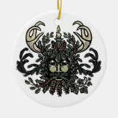 Winter Solstice Green Man Tree Ornament (Voorkant)