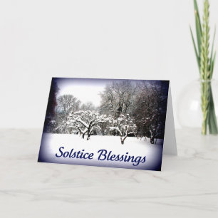 Winter Solstice Greetings Feestdagen Kaart