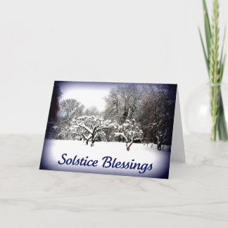 Winter Solstice Greetings Feestdagen Kaart