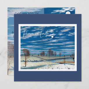 Winter Solstice Holiday Uitnodiging - Moonlit Nigh