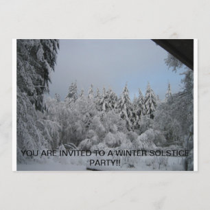 WINTER SOLSTICE INVITE KAART
