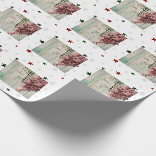 Winter Solstice Joy December Berries Cadeaupapier