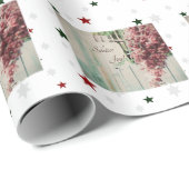 Winter Solstice Joy December Berries Cadeaupapier (Rol Hoek)