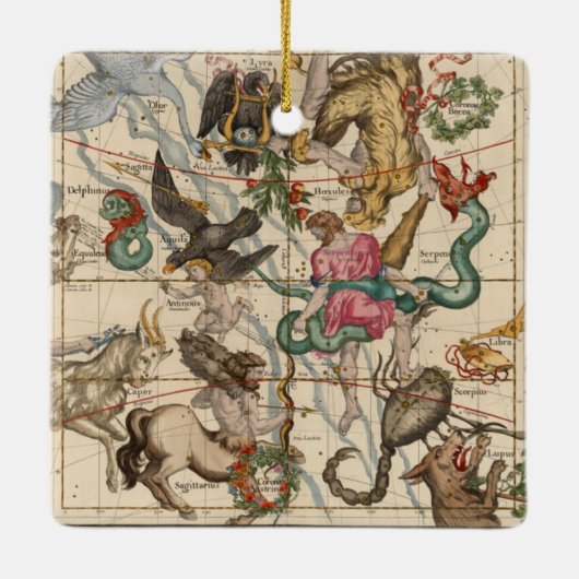 Winter Solstice Keramisch Ornament (Achterkant)