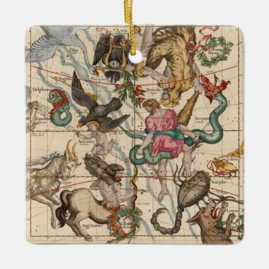 Winter Solstice Keramisch Ornament (Voorkant)