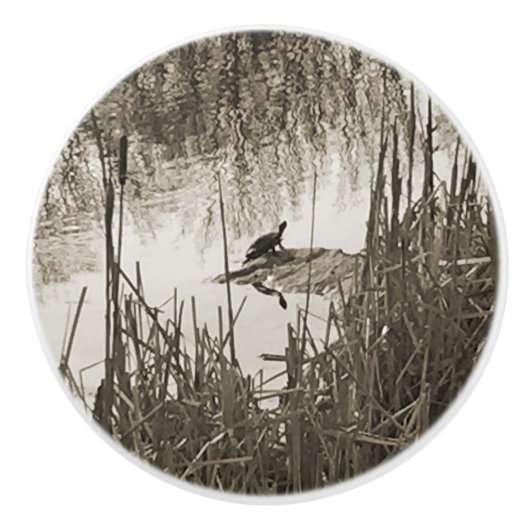 Winter Solstice Keramische Knop (Voorkant)