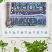 Winter Solstice Kitchen Towel Theedoek (Gevouwen)