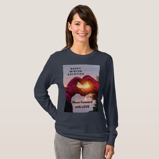 Winter Solstice Love T-shirt (Voorkant volledig)