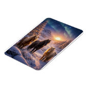 Winter Solstice Magic with Icelandic Horses Magneet (Linkerzijde)