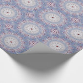 Winter Solstice Mandala en Garnet Cadeaupapier (Hoek)