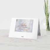 Winter Solstice Mandala. Feestdagen Kaart (Achterkant)