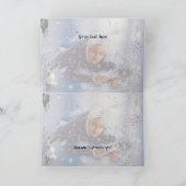 Winter Solstice Mandala. Feestdagen Kaart (Binnen)