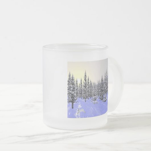 Winter Solstice Matglas Koffiemok (Voorkant rechts)