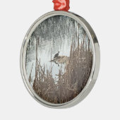 Winter Solstice Metalen Ornament (Links)