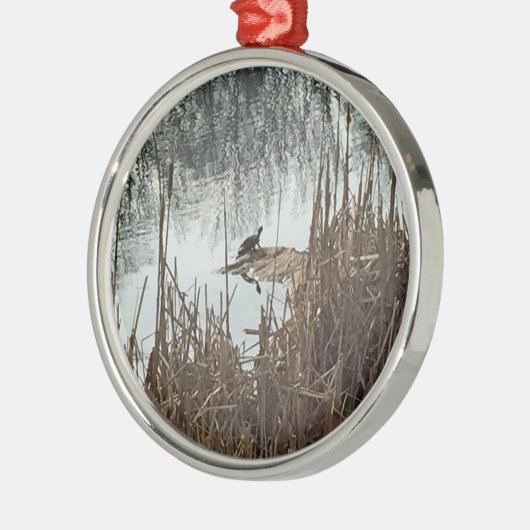 Winter Solstice Metalen Ornament (Links)