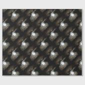 Winter Solstice Moon Celestial Art Cadeaupapier (Vlak)