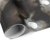 Winter Solstice Moon Celestial Art Cadeaupapier (Rol Hoek)