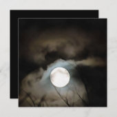 Winter Solstice Moon Celestial Art Kaart (Voorkant / Achterkant)