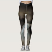 Winter Solstice Moon Celestial Art Leggings (Voorkant)