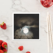 Winter Solstice Moon Celestial Art Servet (Insitu)