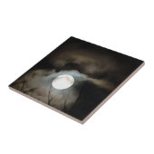 Winter Solstice Moon Celestial Art Tegeltje (Zijkant)