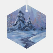 "Winter Solstice" Ornanment Glas Ornament (Achterkant)
