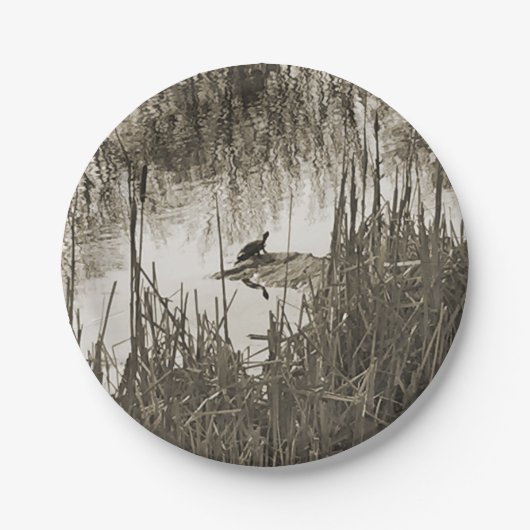 Winter Solstice Papieren Bordje (Voorkant)