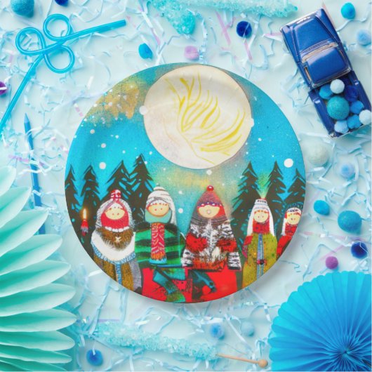 Winter Solstice Papieren Bordje (Feest)